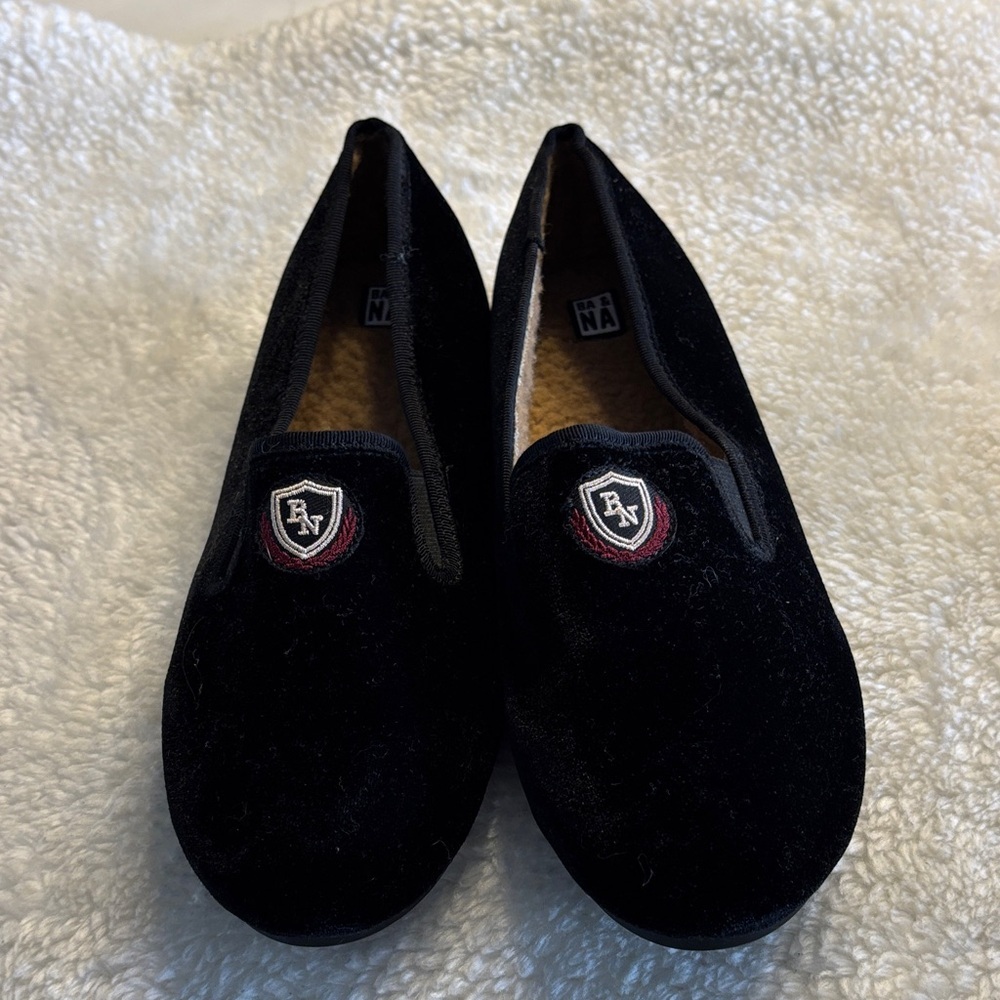 Elegant Black Kids Slippers